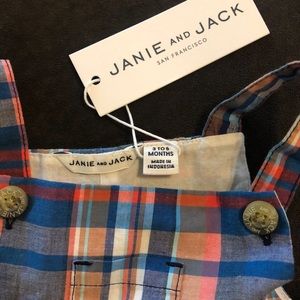 Janie and jack boy romper 3-6 months
